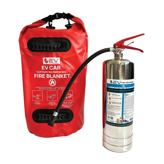 Commercial EV Fire Safety: Pairing a 4L Extinguisher with a Full-Size Blanket