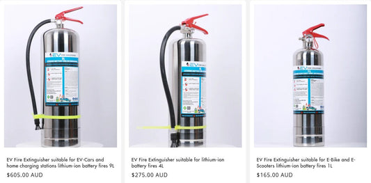 Did you know your regular fire extinguisher won't work on an EV fire?