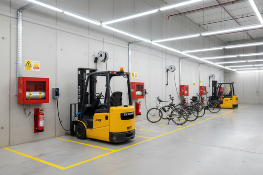 Building a Lithium-Ion Fire Plan for EV Fleets & Workplaces