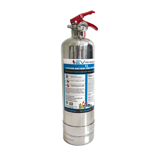 EV Fire Extinguisher suitable for E-Bike and E-Scooters lithium-ion battery fires 1L